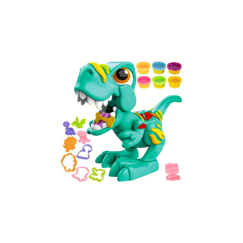 Kruzzel 22775 Sada na vytlačování modelíny - Dinosaurus