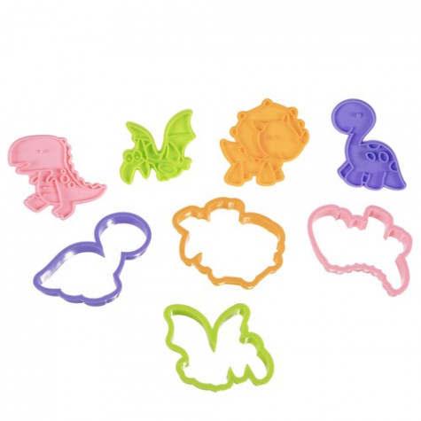 Kruzzel 22775 Sada na vytlačování modelíny - Dinosaurus ~ 4
