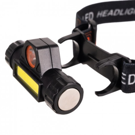 Trizand 18371 USB LED Svítilna 4v1 čelovka ~ 6