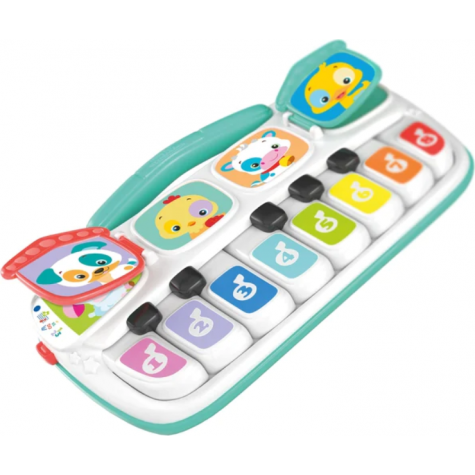 CLEMENTONI BABY Interaktivní piano se zvířátky se světly a zvuky ~ 1