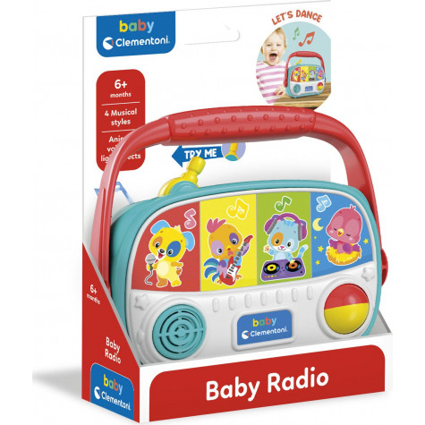 CLEMENTONI BABY Interaktivní rádio se světly a zvuky