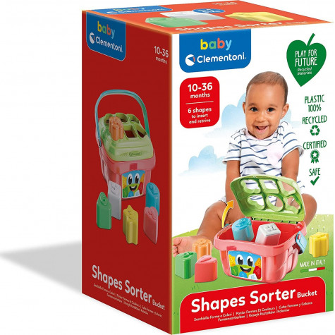 CLEMENTONI BABY Kyblík na třídění tvarů ~ 3