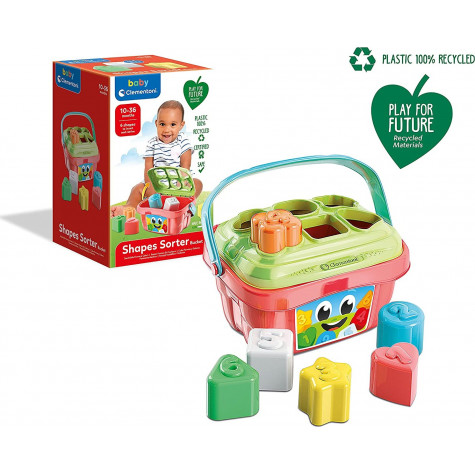 CLEMENTONI BABY Kyblík na třídění tvarů ~ 4