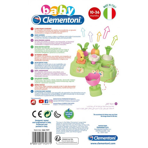 CLEMENTONI BABY Vkládačka Barevná zahrada ~ 4