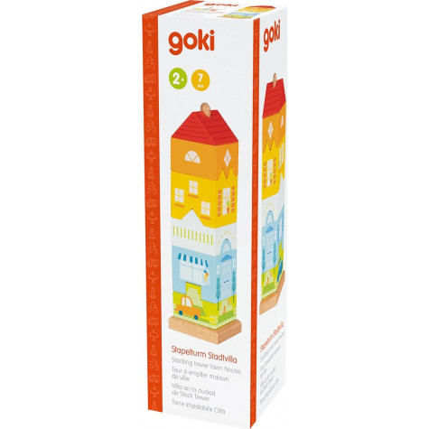 GOKI Nasouvací dřevěná věž Městský dům ~ 2