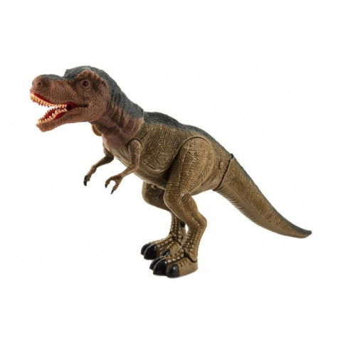 Tyranosaurus chodící  40cm na baterie se světlem a zvukem