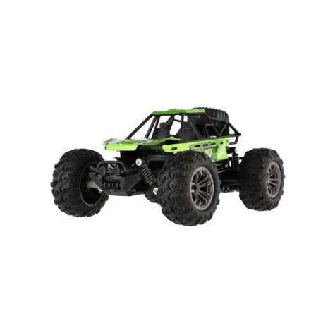 Auto RC buggy terénní zelené 22cm plast 2,4GHz na baterie + dobíjecí pack