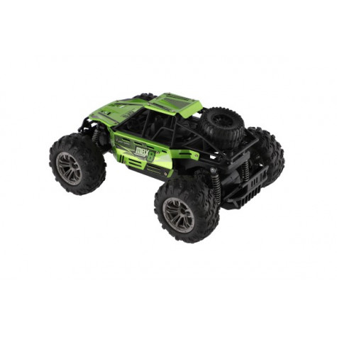 Auto RC buggy terénní zelené 22cm plast 2,4GHz na baterie + dobíjecí pack