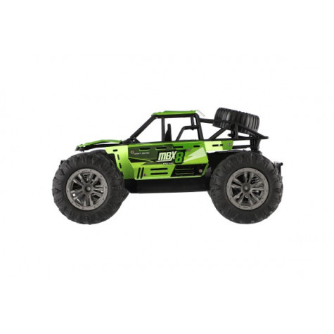 Auto RC buggy terénní zelené 22cm plast 2,4GHz na baterie + dobíjecí pack