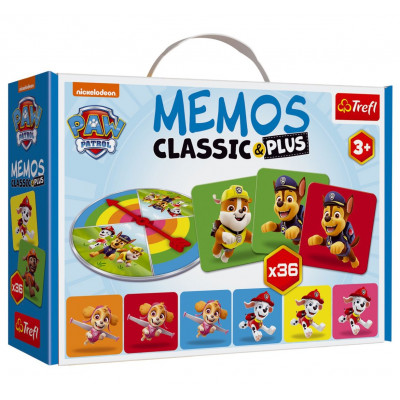 Trefl Pexeso classic & plus Tlapková patrola/Paw Patrol