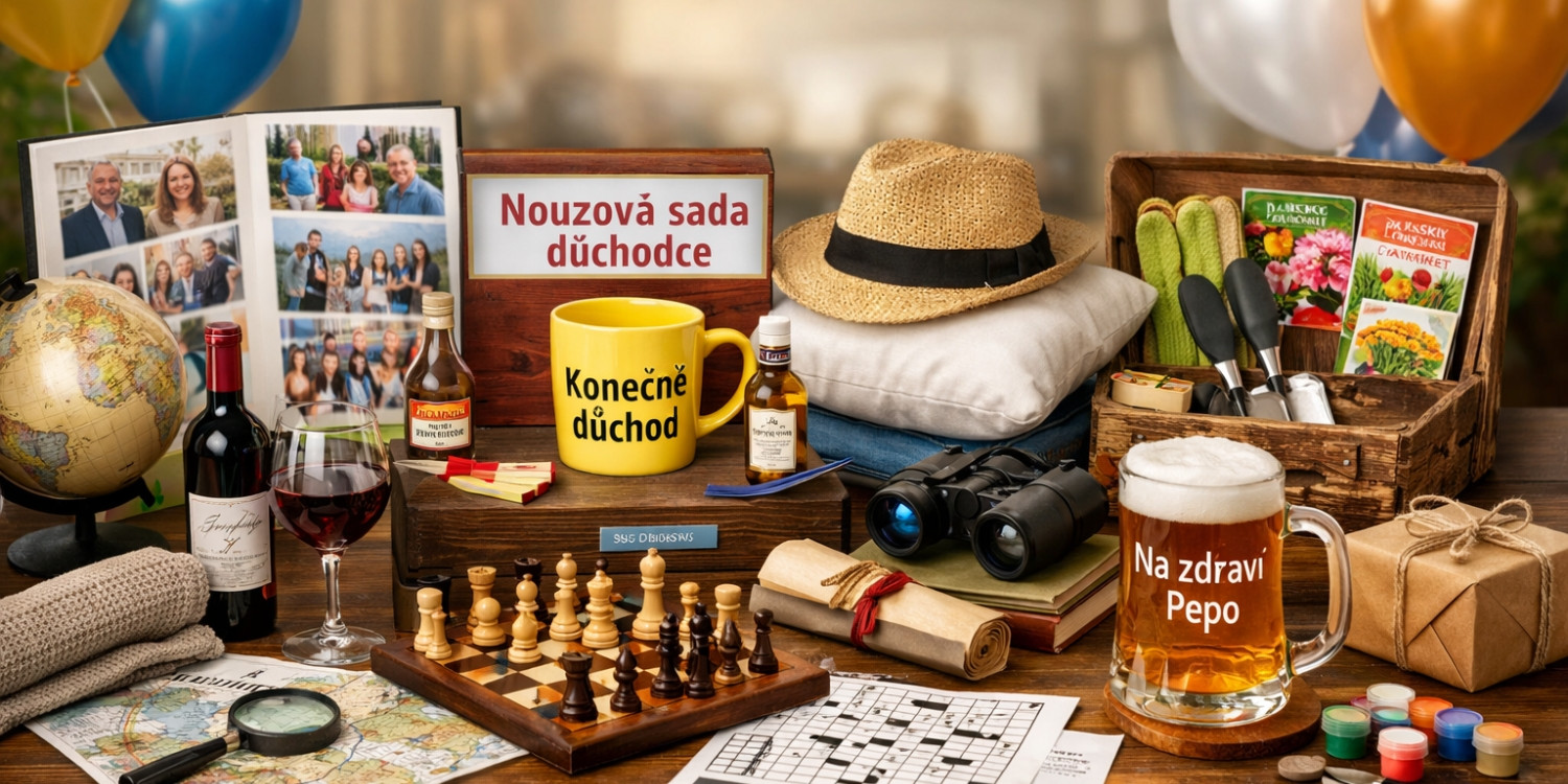 Dárky k odchodu do důchodu: 5 originálních tipů